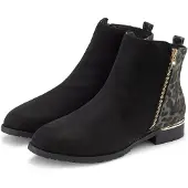 LASCANA Botines marrón / gris / negro