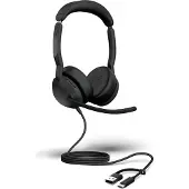 Jabra Auriculares Evolve2 50 Usb C/a Ms Stereo Bt