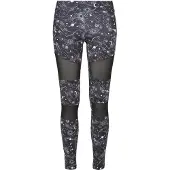 Urban Classics Leggings negro / blanco