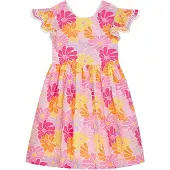 DANAMADE Vestido 'DRUBY' naranja / rosa / rosa claro