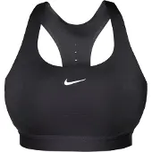 Nike Running - Ropa de senderismo mujer - W Swift Bra Black Reflective Silver para Mujer - Talla XS - Negro