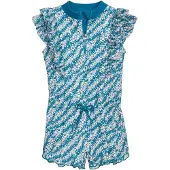 Playshoes Traje de baño petróleo / naranja / blanco