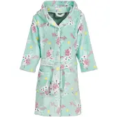Playshoes Albornoz 'Einhorn' menta / lila / rosa / blanco