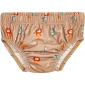 Playshoes Bermudas marrón claro / rosa claro / rojo vivo