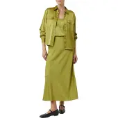 Comma Skirts Green Talla: 34 | Faldas Midi Outlet | Mujer | Verde