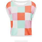 Imily Bela Jersey menta / rosa / rojo anaranjado / blanco