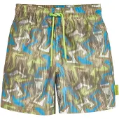 Playshoes Bermudas azul / oliva / verde neón / blanco