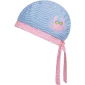 Playshoes Gorra 'Krebs' azul paloma / oro / rosa / blanco