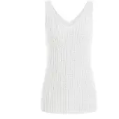 Imily Bela Top de punto blanco