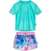 Playshoes Protección UV azul / turquesa / rosa