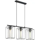 Eglo Loncino, Flexible, , Transparente, Acero, Vidrio, Rectangular