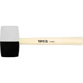 YATO Martillo De Goma Blanco Y Negro 980g