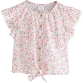 Next Blusa rosa / rojo / blanco