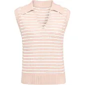 Imily Bela Jersey rosa pastel / blanco