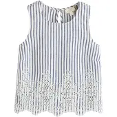 Next Blusa azul / blanco