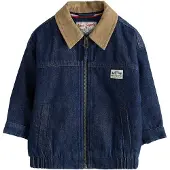 Next Chaqueta de entretiempo azul denim / marrón claro