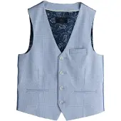Next Chaleco azul claro / blanco