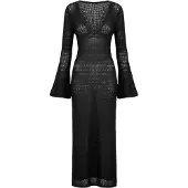 Imily Bela Vestido de playa negro