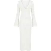Imily Bela Vestido de playa blanco