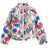 Next Chaqueta de entretiempo azul / pino / rojo oscuro / blanco
