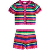 Next Conjunto azul oscuro / amarillo / verde / rosa