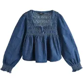 Next Blusa azul denim