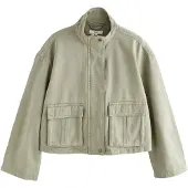 Next Chaqueta de entretiempo verde pastel
