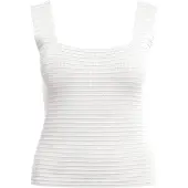 Imily Bela Top de punto blanco