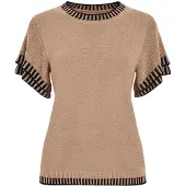 Imily Bela Jersey caqui / negro