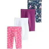 Next Leggings navy / lila / rosa / blanco