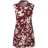 Imily Bela Vestido beige claro / borgoña