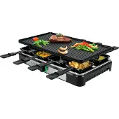 Adler PARRILLA ELÉCTRICA 4 en 1 RACLETTE , 1400W, para 8 personas