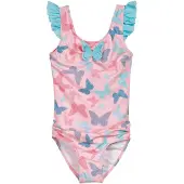 Playshoes Protección UV 'Schmetterlinge' azul claro / azul oscuro / rosa / rojo