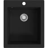 Syfax Fregadero sobrepuesto de granito negro