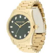 Michael Kors Reloj analógico 'LEXINGTON' oro / verde