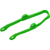 Ufo PLAST: Protector para las horquillas, color verde, compatible con modelos Kawasaki