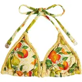 Ted Baker Top de bikini amarillo / verde / naranja / langosta