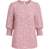 Imily Bela Blusa rosa / blanco