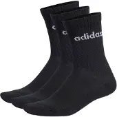 Adidas adidasCalcetines clásicos Linear Cushioned 31-33 Black / White Unisex