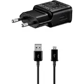 Samsung Cargador Micro Usb/usb-a Ep-ta200ebe + Ecb-du4ebe 15w