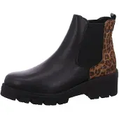 Tamaris Botas Chelsea cognac / negro
