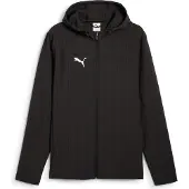 Puma Chaqueta de chándal 'TeamAdditions' negro / blanco