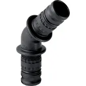 Geberit GE Mepla, codo, PVDF, 45 grados, Ø 63 mm, 1 unidad.