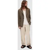 AllSaints Capella Blazer Brown Talla: 36 | Blazers Outlet | Hombre | Marrón