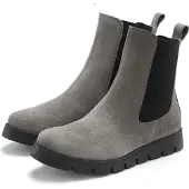 Elbsand Botas Chelsea gris / negro