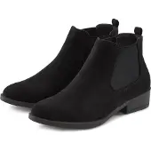 LASCANA Botas Chelsea negro