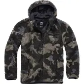 Brandit Chaqueta polar beige / marrón / negro