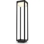Maytoni O021FL-L10B3K, negro, aluminio, IP65, LED, 16°, 3000 K