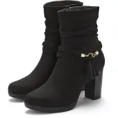 LASCANA Botines oro / negro