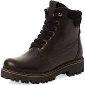 Tamaris Botines con cordones negro